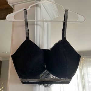 LAST CHANCE Victoria secret shine strap very sexy lightly lined Demi 34dd